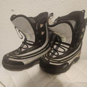 Men's Black and Gray Rain & Snow Boots